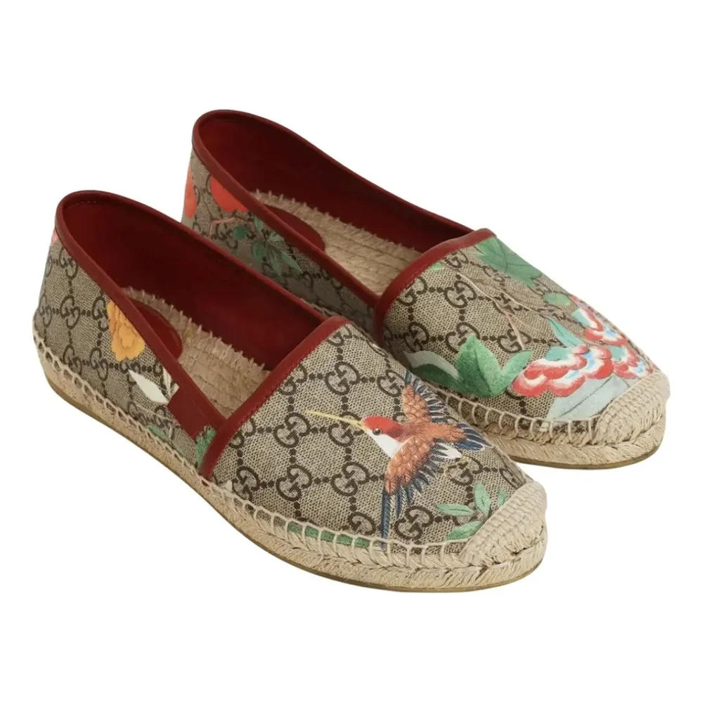 Gucci Kids Shoes with Red and Green Accents